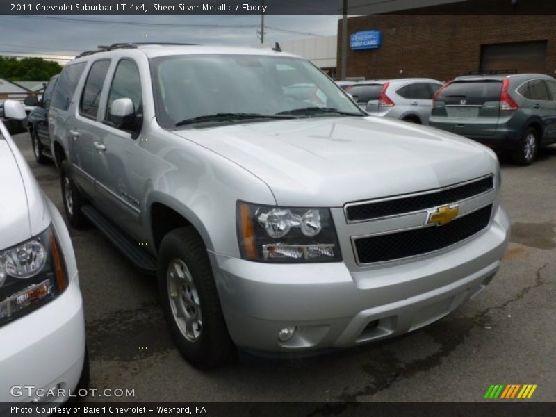 Sheer Silver Metallic / Ebony 2011 Chevrolet Suburban LT 4x4