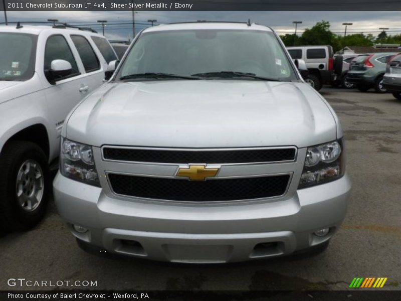 Sheer Silver Metallic / Ebony 2011 Chevrolet Suburban LT 4x4