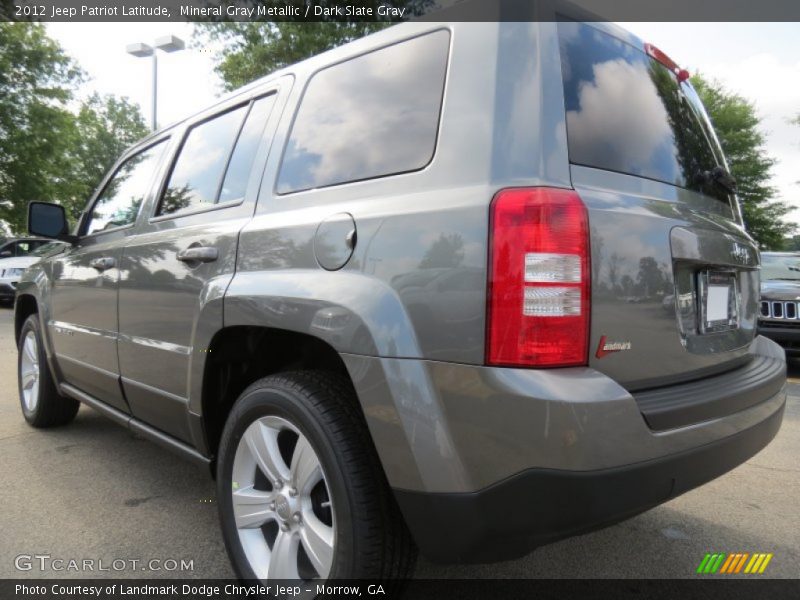 Mineral Gray Metallic / Dark Slate Gray 2012 Jeep Patriot Latitude