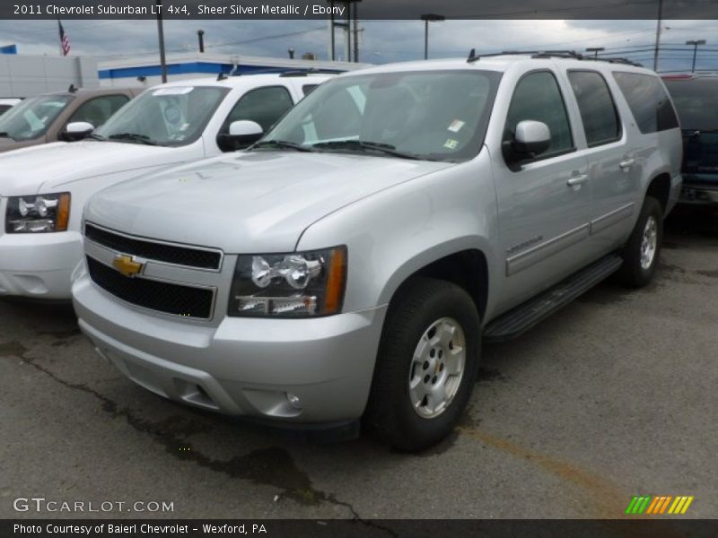 Sheer Silver Metallic / Ebony 2011 Chevrolet Suburban LT 4x4