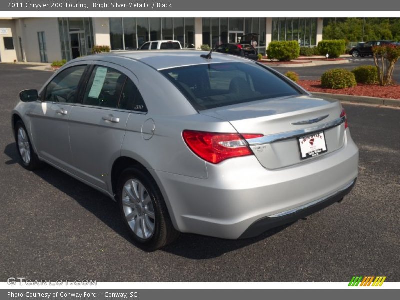 Bright Silver Metallic / Black 2011 Chrysler 200 Touring