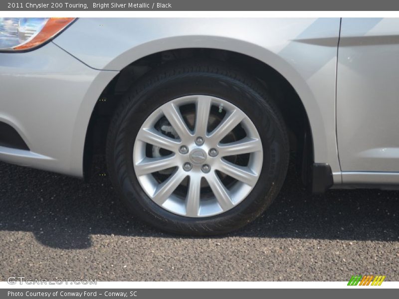 Bright Silver Metallic / Black 2011 Chrysler 200 Touring
