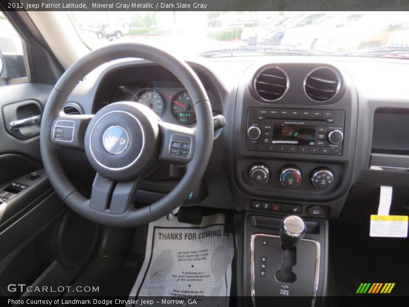 Dashboard of 2012 Patriot Latitude