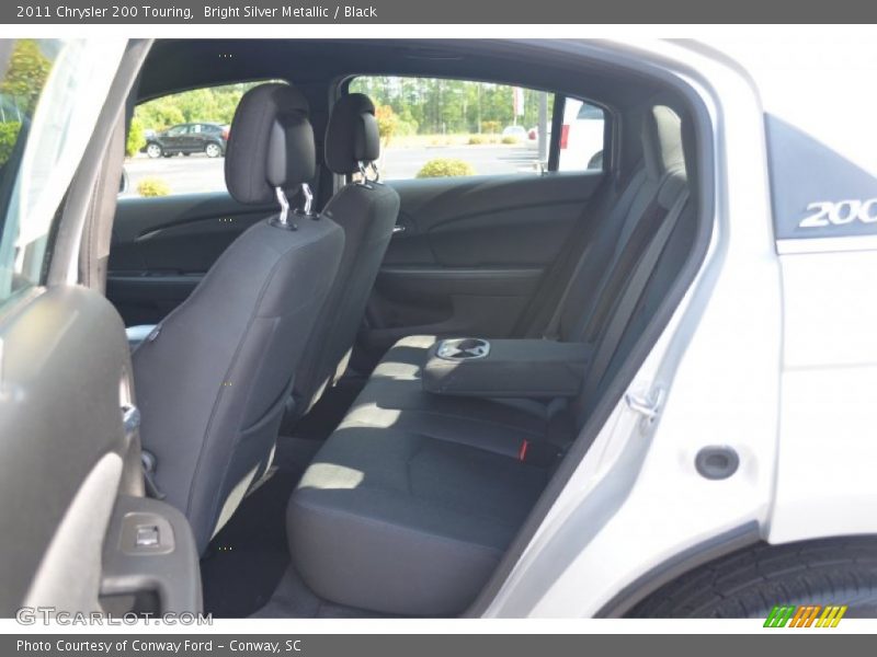 Bright Silver Metallic / Black 2011 Chrysler 200 Touring