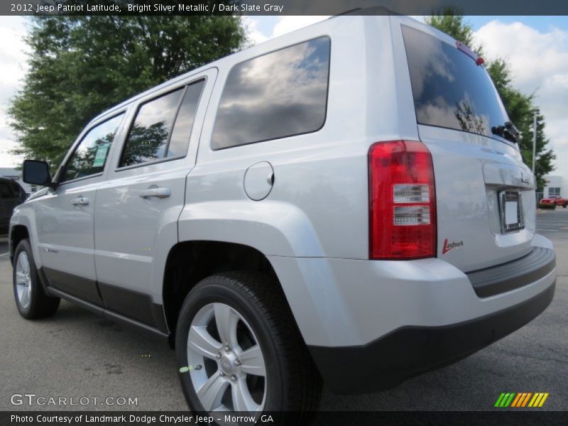 Bright Silver Metallic / Dark Slate Gray 2012 Jeep Patriot Latitude