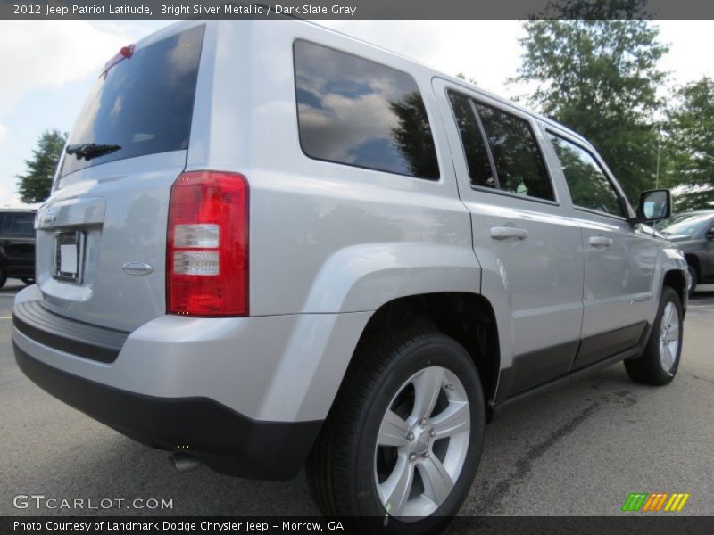 Bright Silver Metallic / Dark Slate Gray 2012 Jeep Patriot Latitude