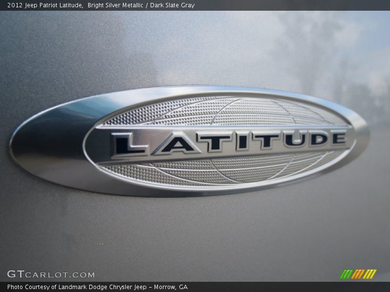 Bright Silver Metallic / Dark Slate Gray 2012 Jeep Patriot Latitude