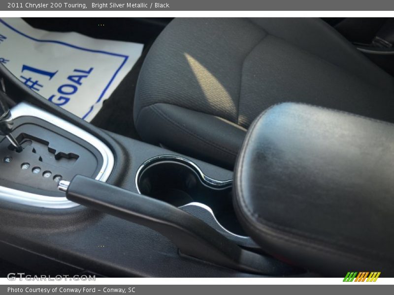 Bright Silver Metallic / Black 2011 Chrysler 200 Touring