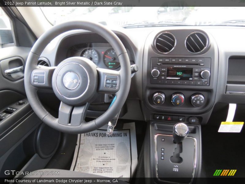 Bright Silver Metallic / Dark Slate Gray 2012 Jeep Patriot Latitude