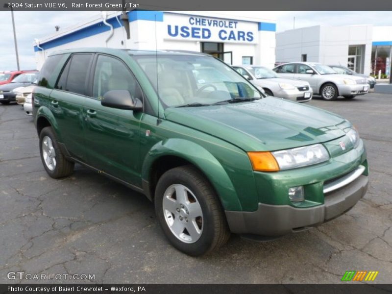 Rain Forest Green / Tan 2004 Saturn VUE V6