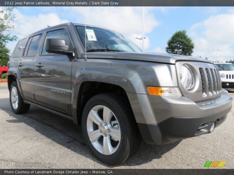 Mineral Gray Metallic / Dark Slate Gray 2012 Jeep Patriot Latitude