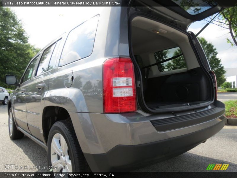 Mineral Gray Metallic / Dark Slate Gray 2012 Jeep Patriot Latitude