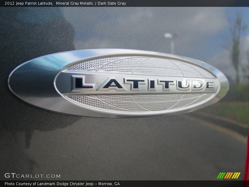 Mineral Gray Metallic / Dark Slate Gray 2012 Jeep Patriot Latitude