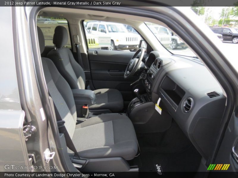 Mineral Gray Metallic / Dark Slate Gray 2012 Jeep Patriot Latitude