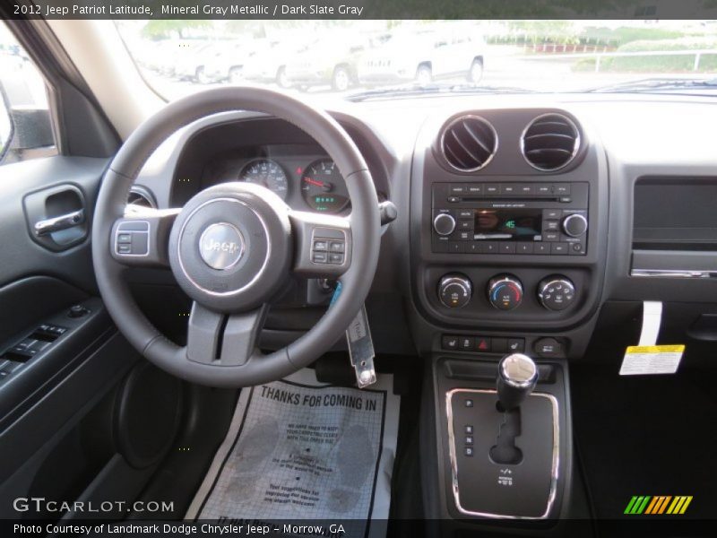 Mineral Gray Metallic / Dark Slate Gray 2012 Jeep Patriot Latitude