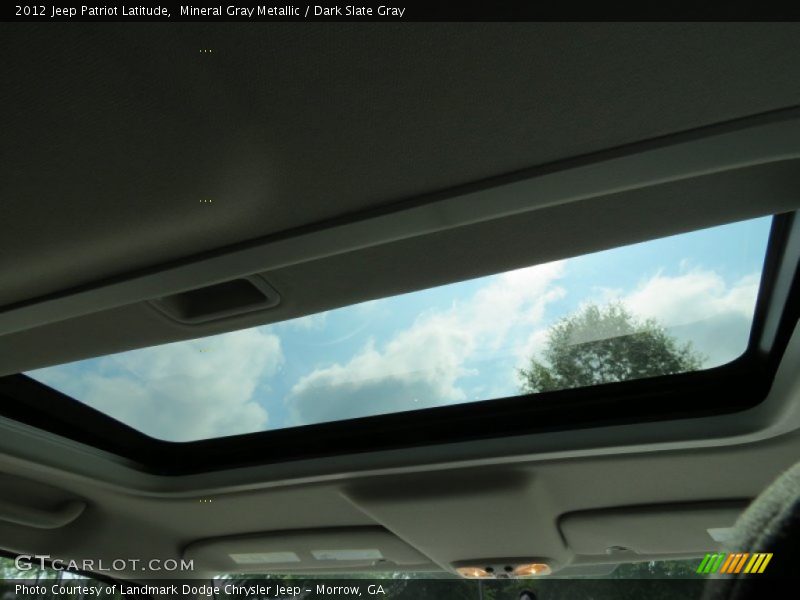 Mineral Gray Metallic / Dark Slate Gray 2012 Jeep Patriot Latitude