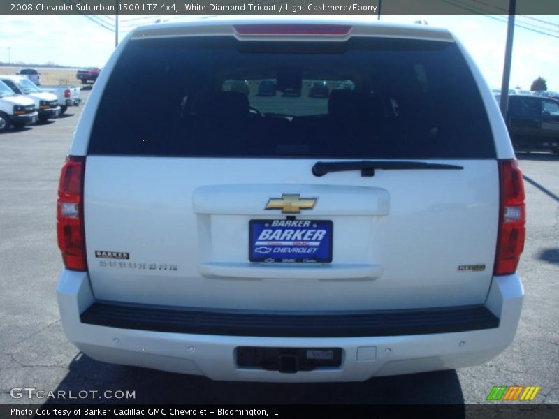 White Diamond Tricoat / Light Cashmere/Ebony 2008 Chevrolet Suburban 1500 LTZ 4x4