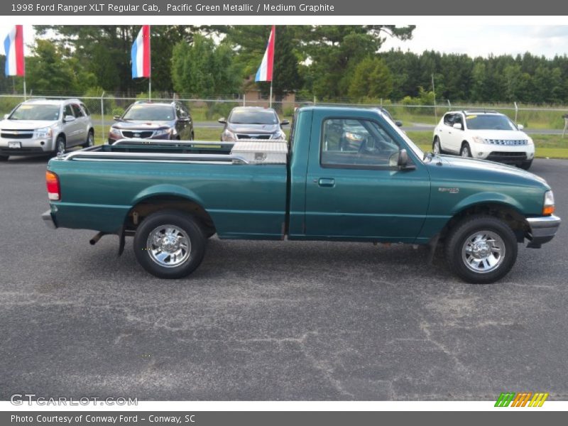  1998 Ranger XLT Regular Cab Pacific Green Metallic