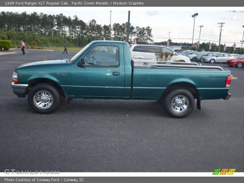  1998 Ranger XLT Regular Cab Pacific Green Metallic