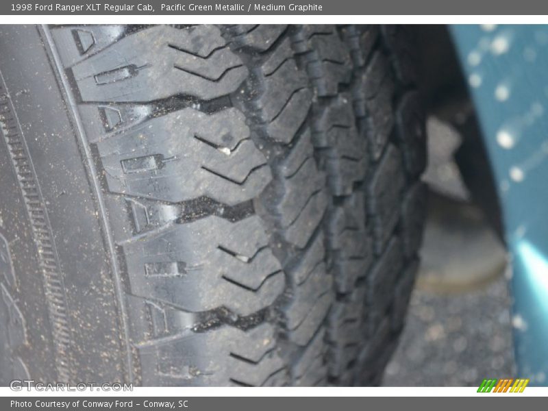 Pacific Green Metallic / Medium Graphite 1998 Ford Ranger XLT Regular Cab