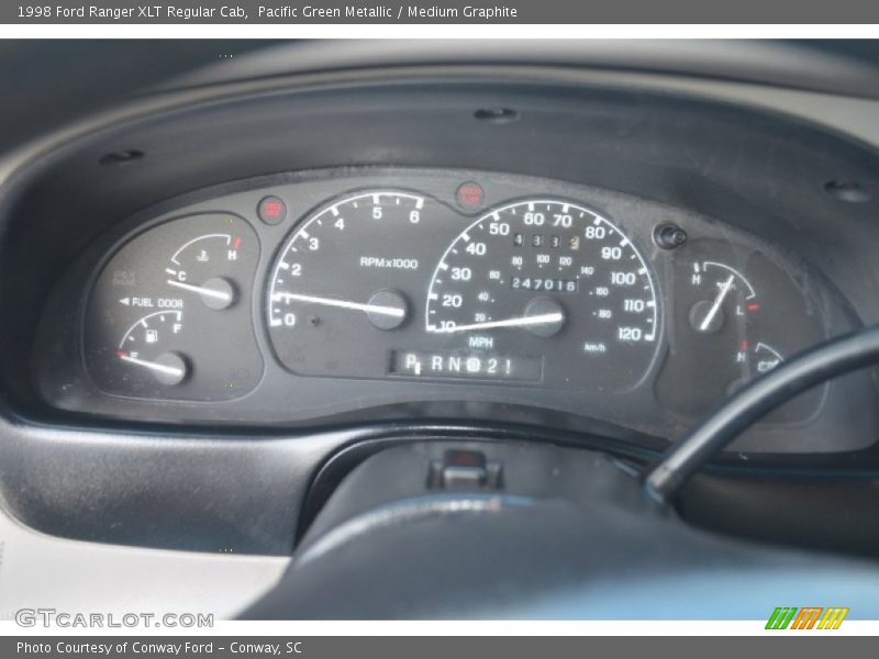  1998 Ranger XLT Regular Cab XLT Regular Cab Gauges