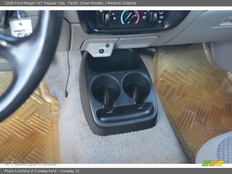 Pacific Green Metallic / Medium Graphite 1998 Ford Ranger XLT Regular Cab