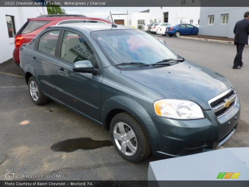 Wintergreen / Charcoal 2010 Chevrolet Aveo LT Sedan