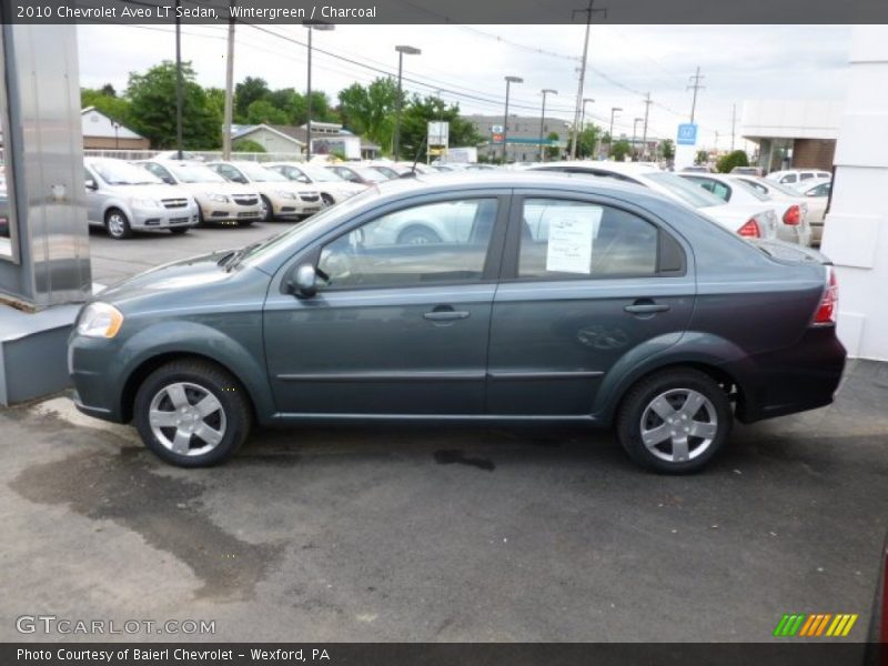 Wintergreen / Charcoal 2010 Chevrolet Aveo LT Sedan