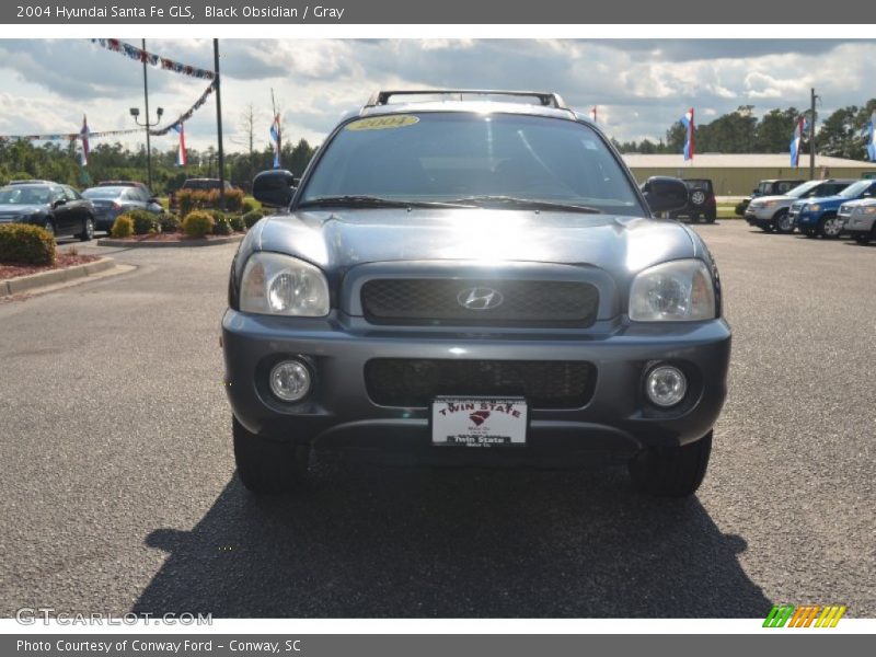 Black Obsidian / Gray 2004 Hyundai Santa Fe GLS