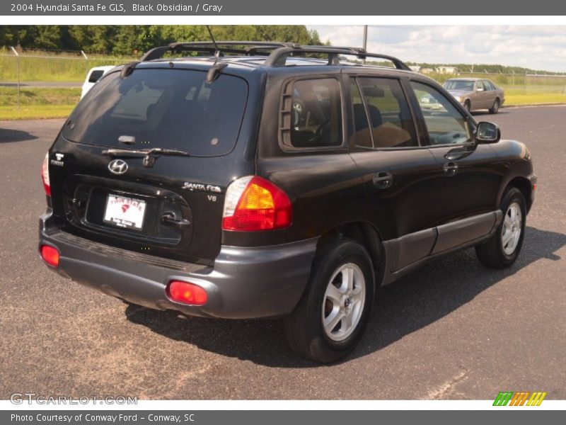 Black Obsidian / Gray 2004 Hyundai Santa Fe GLS