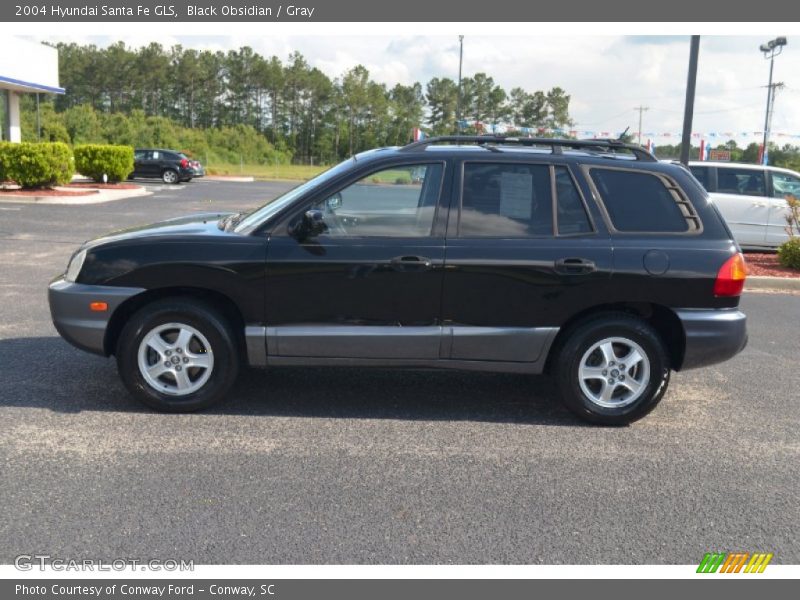 Black Obsidian / Gray 2004 Hyundai Santa Fe GLS