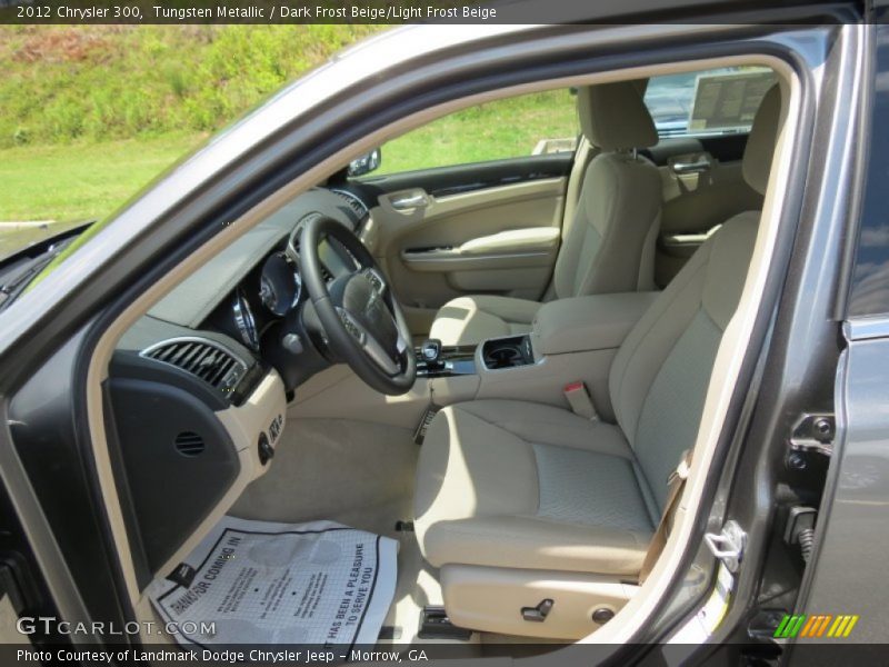Tungsten Metallic / Dark Frost Beige/Light Frost Beige 2012 Chrysler 300