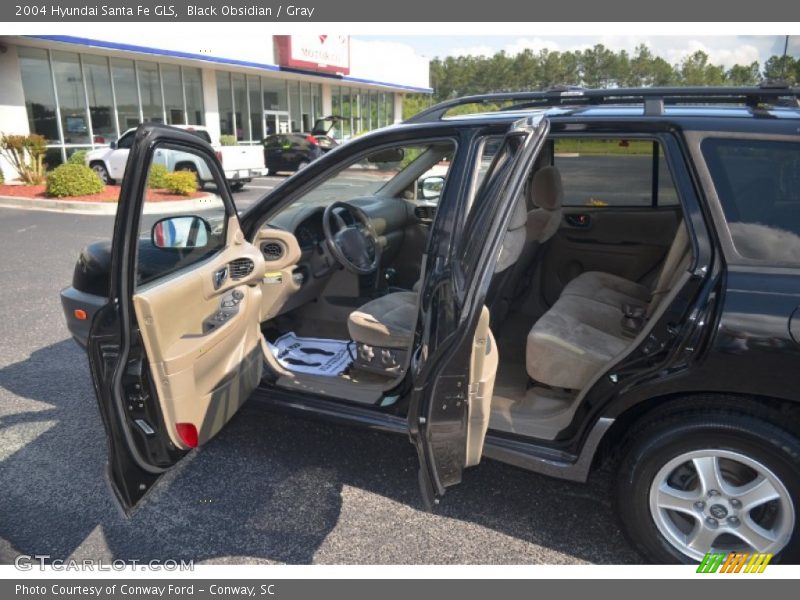 Black Obsidian / Gray 2004 Hyundai Santa Fe GLS