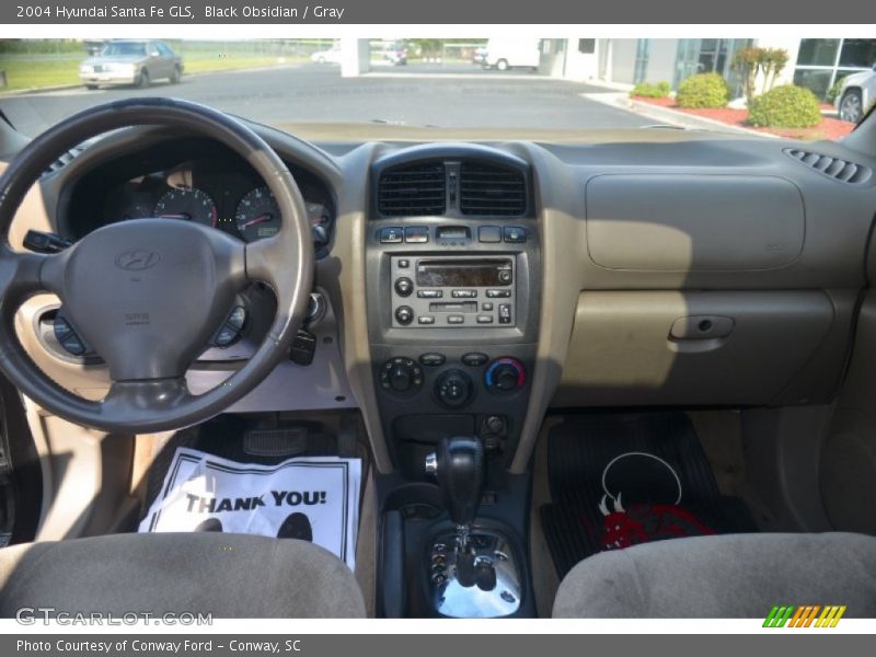 Black Obsidian / Gray 2004 Hyundai Santa Fe GLS