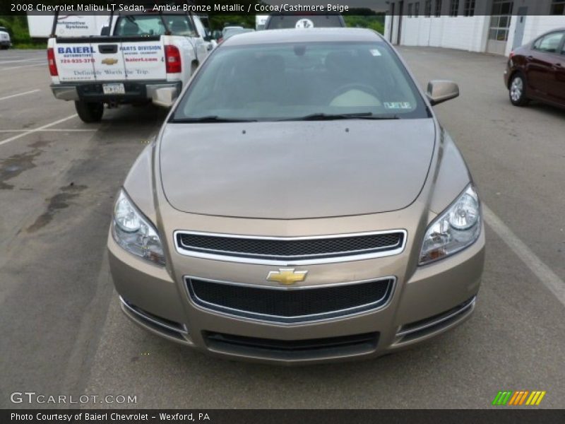 Amber Bronze Metallic / Cocoa/Cashmere Beige 2008 Chevrolet Malibu LT Sedan