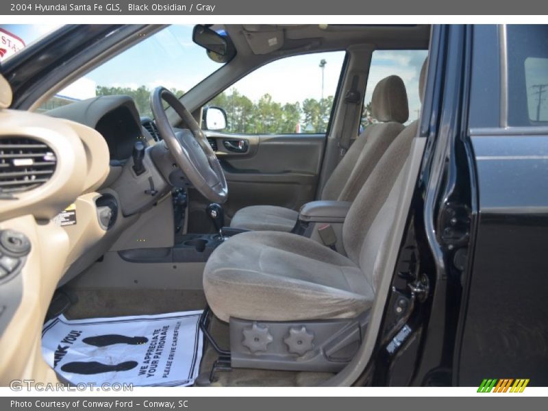 Black Obsidian / Gray 2004 Hyundai Santa Fe GLS