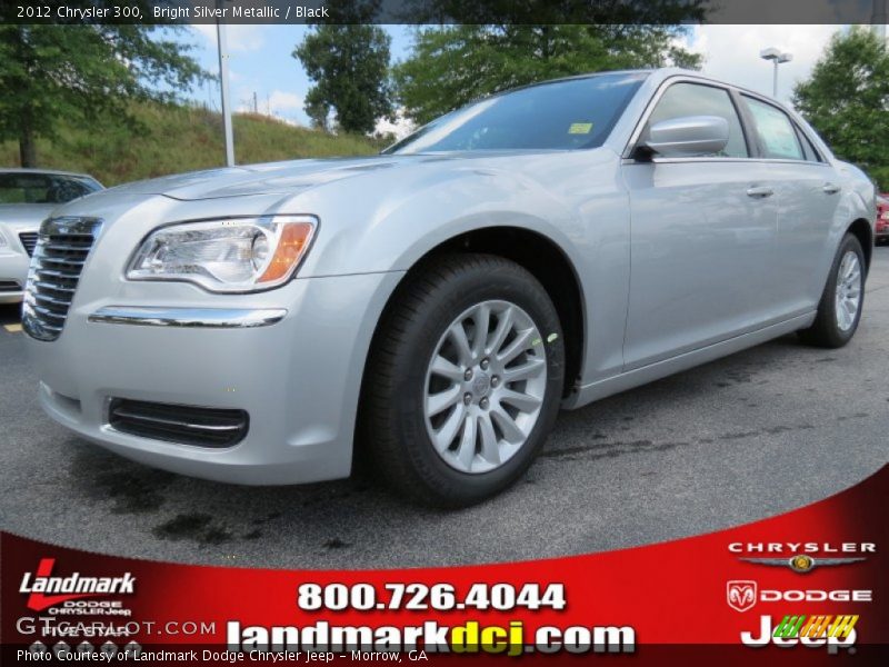Bright Silver Metallic / Black 2012 Chrysler 300