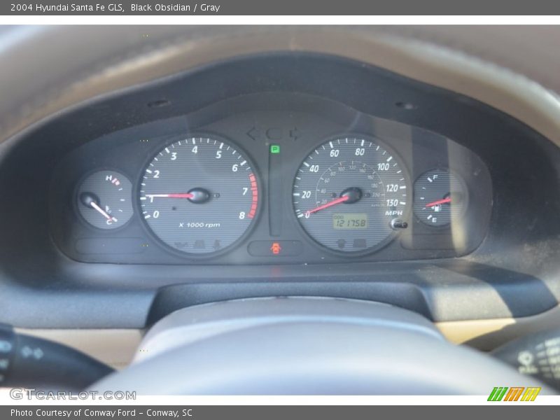 Black Obsidian / Gray 2004 Hyundai Santa Fe GLS