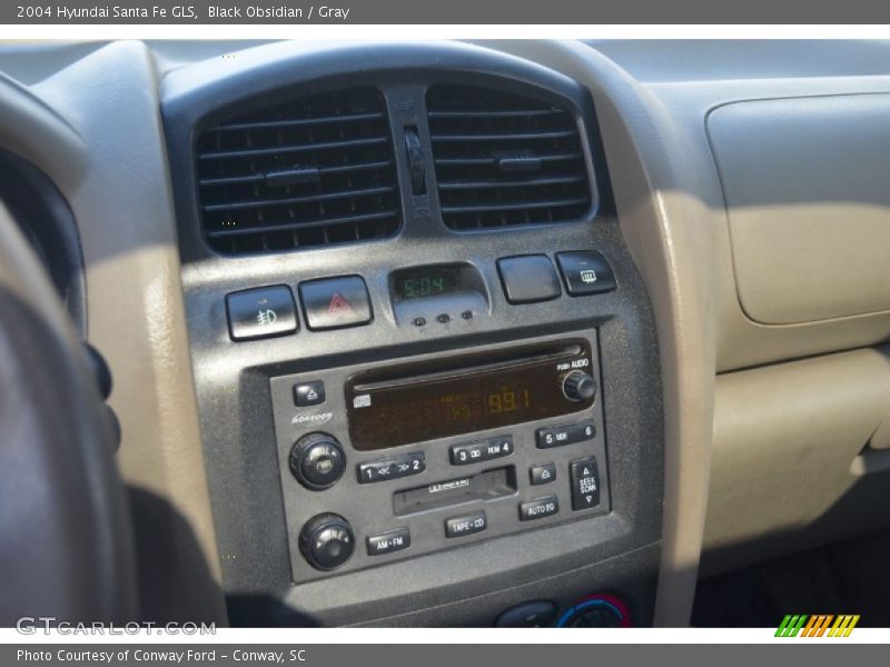 Black Obsidian / Gray 2004 Hyundai Santa Fe GLS