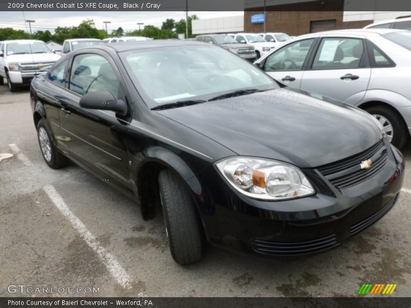 Black / Gray 2009 Chevrolet Cobalt LS XFE Coupe