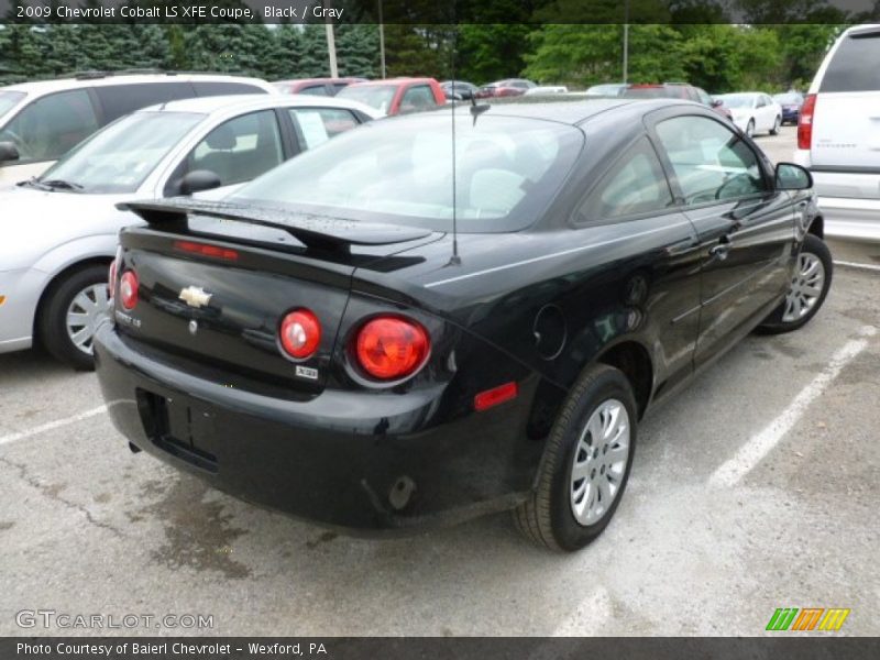 Black / Gray 2009 Chevrolet Cobalt LS XFE Coupe