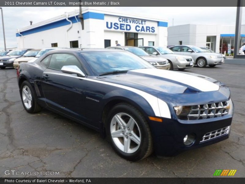 Imperial Blue Metallic / Black 2011 Chevrolet Camaro LT Coupe