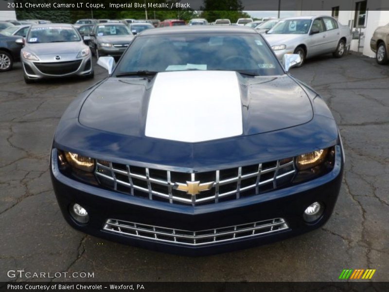 Imperial Blue Metallic / Black 2011 Chevrolet Camaro LT Coupe