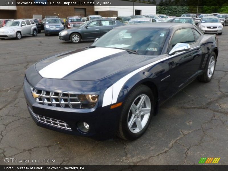 Imperial Blue Metallic / Black 2011 Chevrolet Camaro LT Coupe