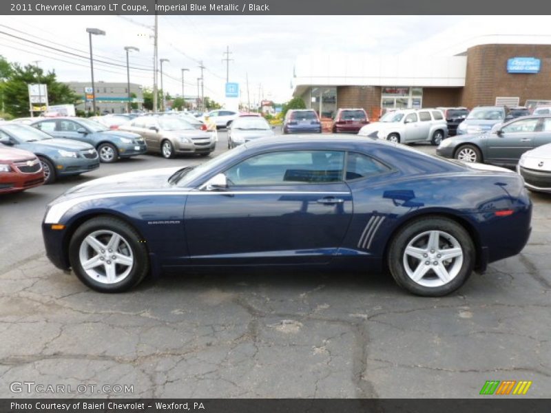Imperial Blue Metallic / Black 2011 Chevrolet Camaro LT Coupe
