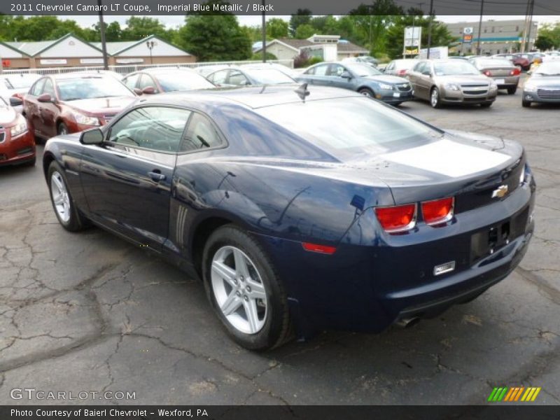 Imperial Blue Metallic / Black 2011 Chevrolet Camaro LT Coupe