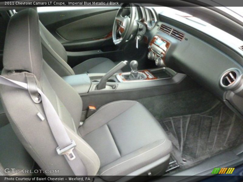 Imperial Blue Metallic / Black 2011 Chevrolet Camaro LT Coupe