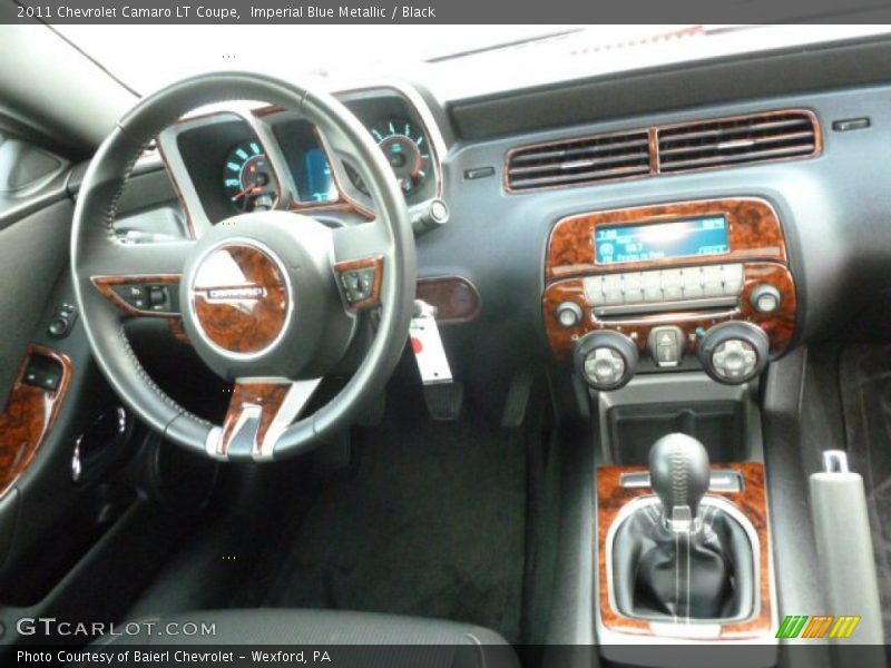 Imperial Blue Metallic / Black 2011 Chevrolet Camaro LT Coupe