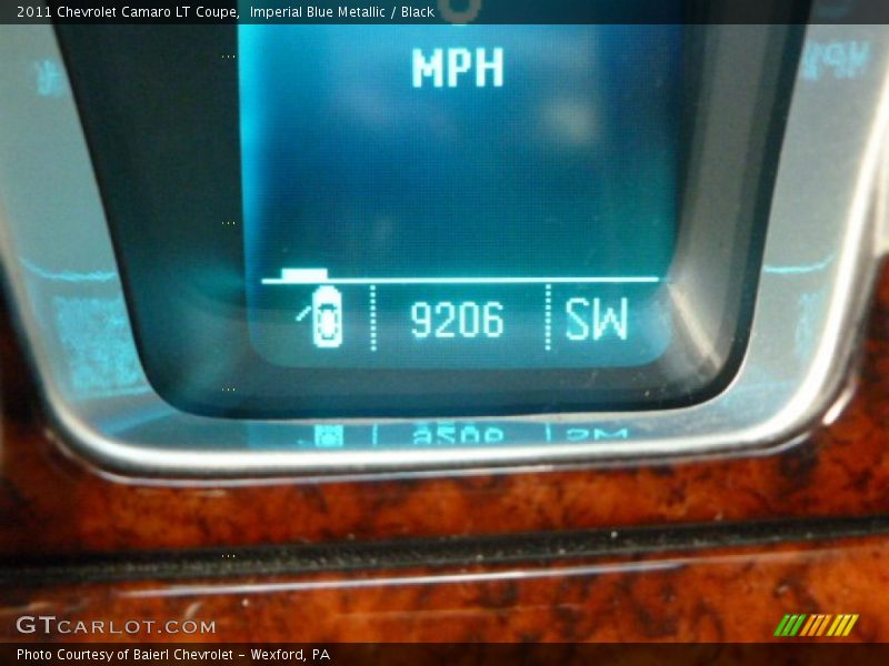 Imperial Blue Metallic / Black 2011 Chevrolet Camaro LT Coupe