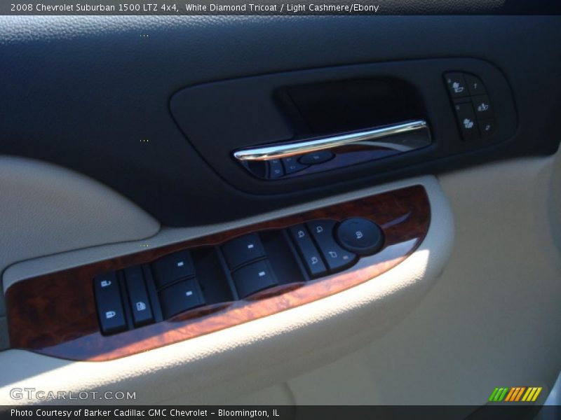 White Diamond Tricoat / Light Cashmere/Ebony 2008 Chevrolet Suburban 1500 LTZ 4x4